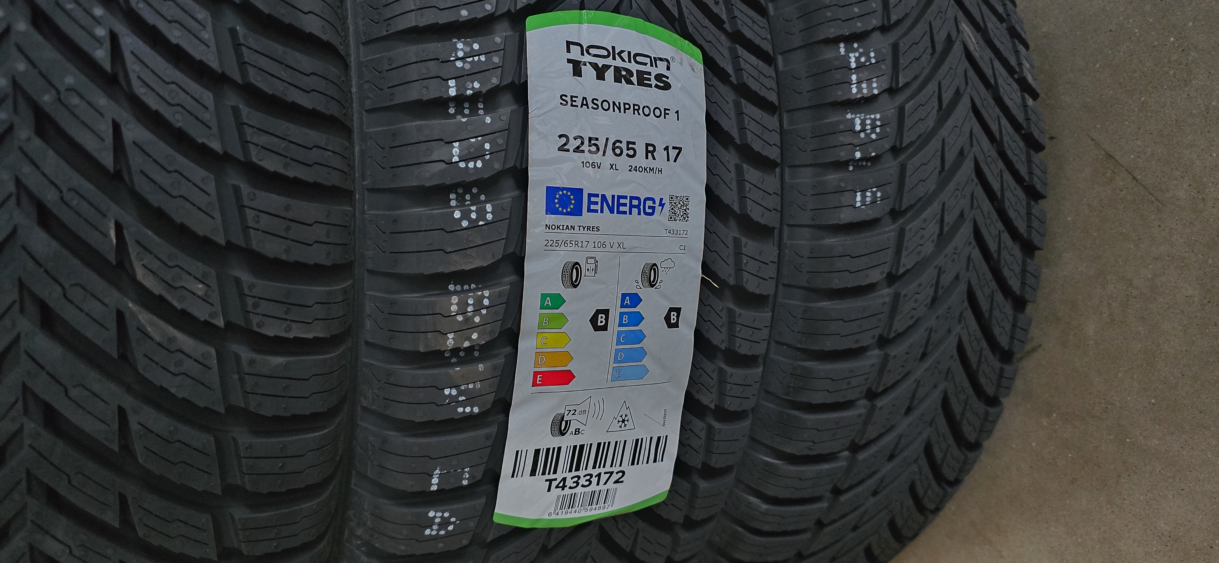 Nokian Seasonproof 1 225/65R17 Summer tires